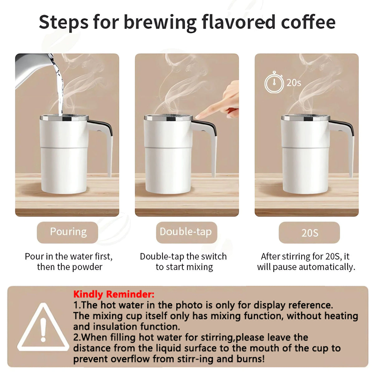 380ml Electric Self-Stirring Coffee Mug