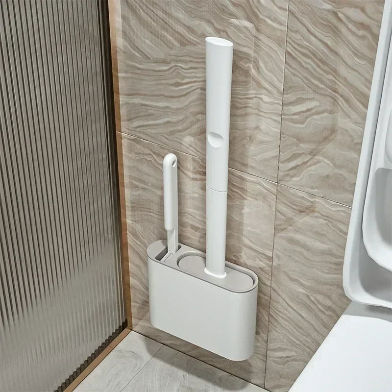 Silicone Toilet Brush Set