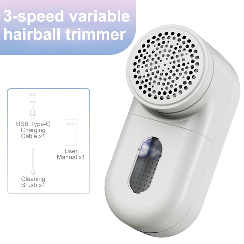 Portable Rechargeable Fabric Shaver Lint Remover