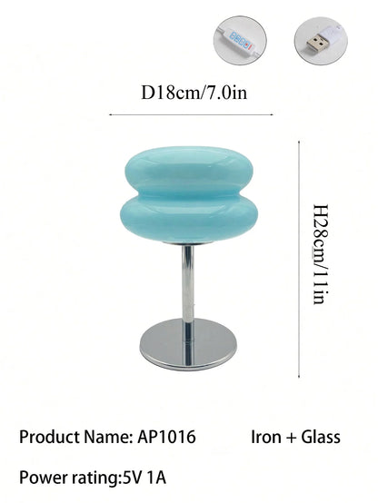 Macaron Glass LED Table Lamp
